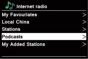 TechniSat b) Press or button to select the region you wanted, and then press OK button to confirm. c) Using the same method to choose country, station in turn, radio will now loading.