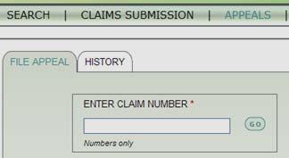 Confirmation of submission will display Click OK to close Viewing Appeal History and