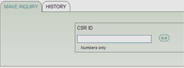 6. Enter CSR ID;