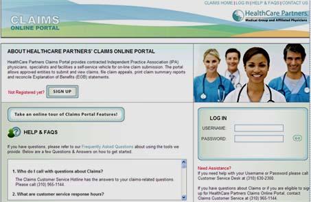 Claims Online Portal Access Through Claims Online Portal: 1.