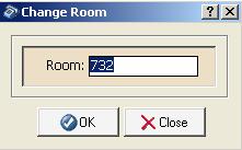You can also modify the existing room number by clicking on the pencil typing a new value to replace the existing room number. icon and Click on OK. 5.