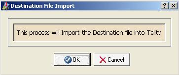 Pricing File Import screen comes up. 2. Click on OK 