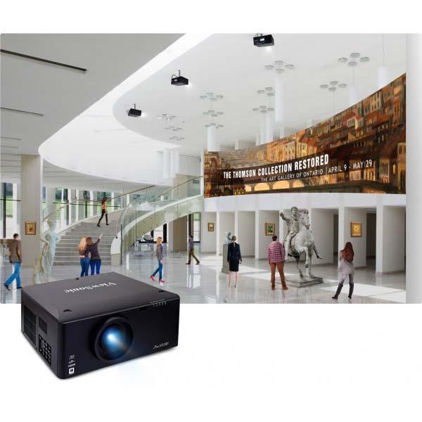 The ViewSonic Pro10100 is a high-brightness installation DLP projector for large venues.