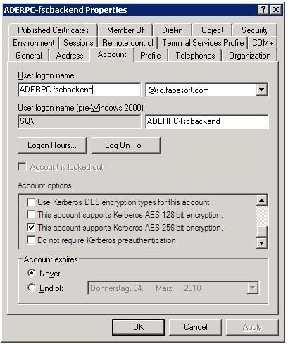 To export the key from Active Directory, the ktpass utility is