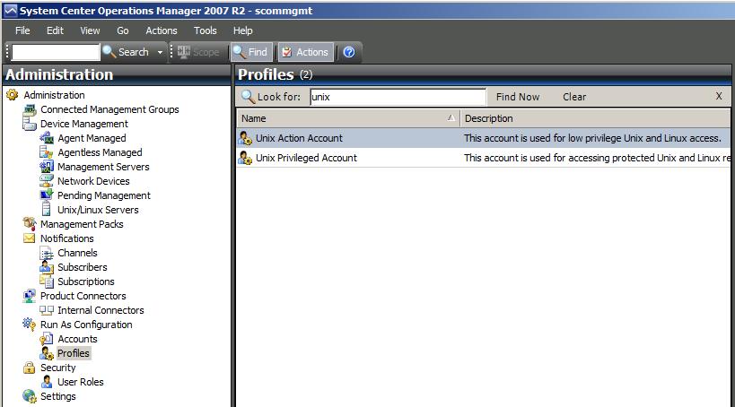 Now we need to associate the Run As Accounts with their respective Run As Profiles so that the SCOM management server can use these assigned accounts to perform privileged and non-privileged tasks on