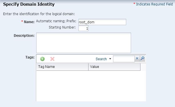 Click Next. 5. The Specify Domain Identity step is displayed.