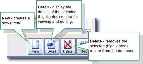 kwiklook Core Administration Manual Database Editing Functions There are three database editing functions that you will use in kwiklook: New, Detail and Delete.