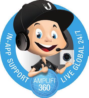 DATASHEET 24/7 Live Global Chat Support 24/7 Live Global Chat Support within the AmpliFi app and also online at help.amplifi.