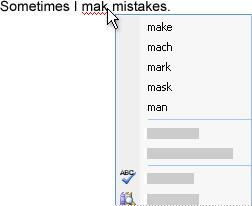 In Outlook or Word only, after the program finishes flagging the spelling mistakes, it begins showing you the grammar mistakes.