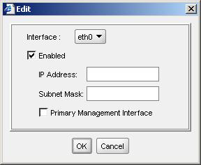 Deployment Guide: Routing Mode with No DMZ Configure Internal Interface (eth0) Procedure To configure the internal interface (eth0) for deployment: Note: This interface will be connected to your