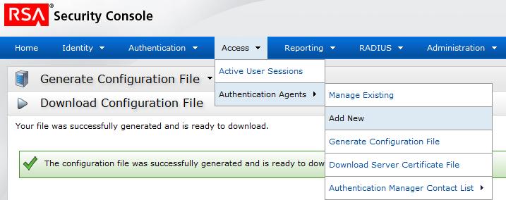 You need to complete three steps in order to configure RSA multi-factor authentication on the LoadMaster. These are outlined in the sections below.