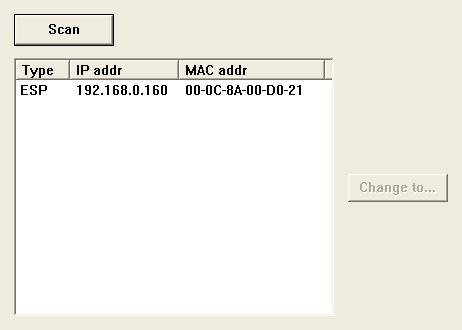 Use more than one ESP-88 Each ESP-88 is shipped with the IP address set to 192.168.0.160.