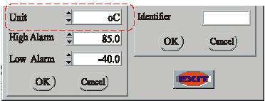 Unit Setting Temperature can be displayed in "C" or "F" Data Logger ID Setting The datalogger's ID setting allows the user to