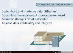 Storage Solution Requirements Internet Business Solutions such as E-Commerce, Supply Chain Management, E-Learning, and many others, enable companies to improve their efficiency, reduce their costs