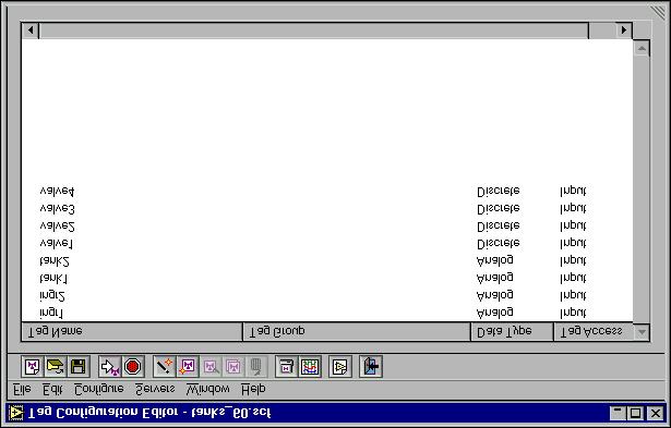 With this you can browse to a.scf file on any computer on your network, and import tags from that file into your local.scf file. You can also use this dialog box to import tags from a remote computer using BridgeVIEW 2.