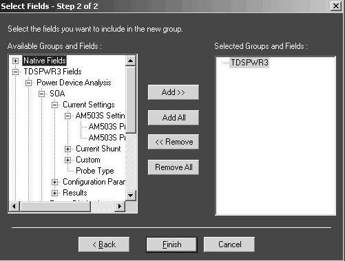 About Template Editor Figure 10: Select Fields 4.