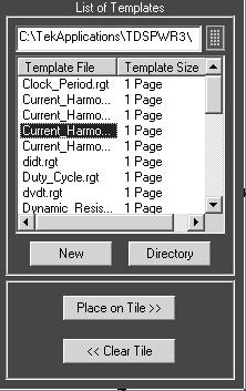 Report Layout Editor Figure 20: List of Templates In the List of Templates pane, you can do the following: Select a different path where you have saved the customized templates by using the Virtual