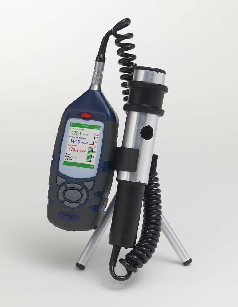 CEL-712 Microdust Pro Typical Applications Risk assessments for dusts and aerosols Monitoring dust levels within the workplace Industrial process monitoring Testing air filtration efficiency