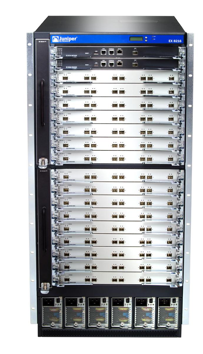 6 Juniper Networks EX- Ethernet Switches Ethernet Switches The modular Ethernet switches deliver a high-performance, highly available platform for today s high-density 10 GbE data center, campus