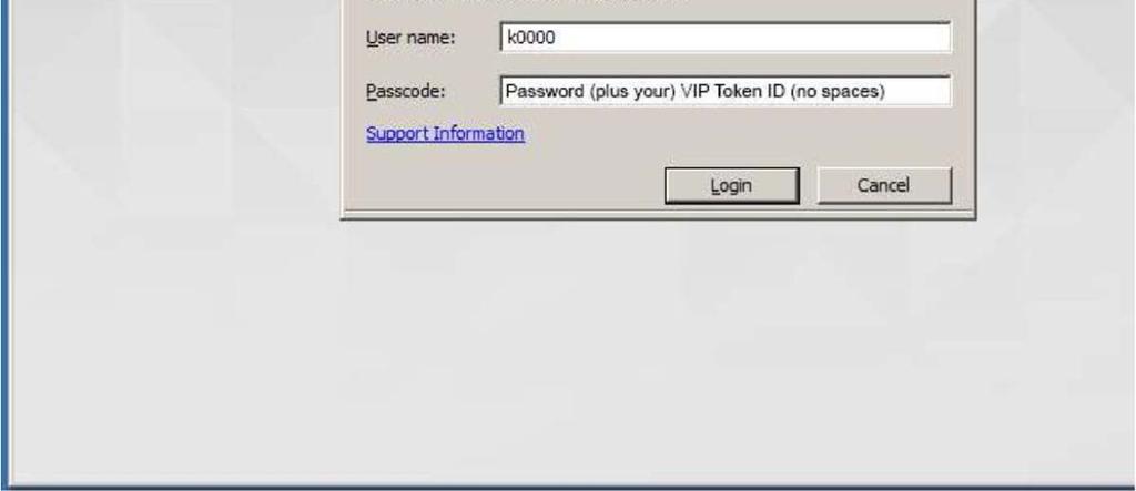 Make sure to enter correctly Username K+badge# Passcode is your