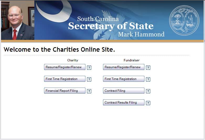 Click on the Contracts Result Filing to file the Joint Financial Report for a solicitation campaign.