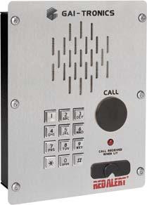RED ALERT Hands-free Telephones are available in either Analog or VoIP models.