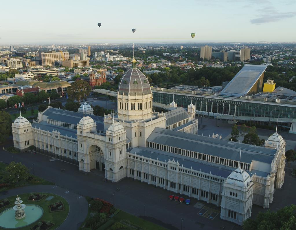 Smart Heritage Figure 1 A bird s eye view of the Royal Exhibition Building (left), UAS laser scanner data (middle), and the photogrammetric reconstruction of the exterior (right) Figure 2 Terrestrial