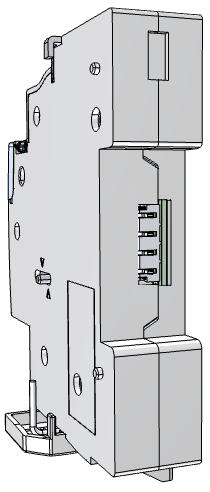 PREPARATION -CONNECTION Fixing:. On symmetric rail EN/IEC 60715 or DIN 35 rail Operating positions:. Vertical, Horizontal, Upside down, On the side Power Supply:. Mandatory in 12 V d.c. via the specific Power supply module Cat n 4 149 45.