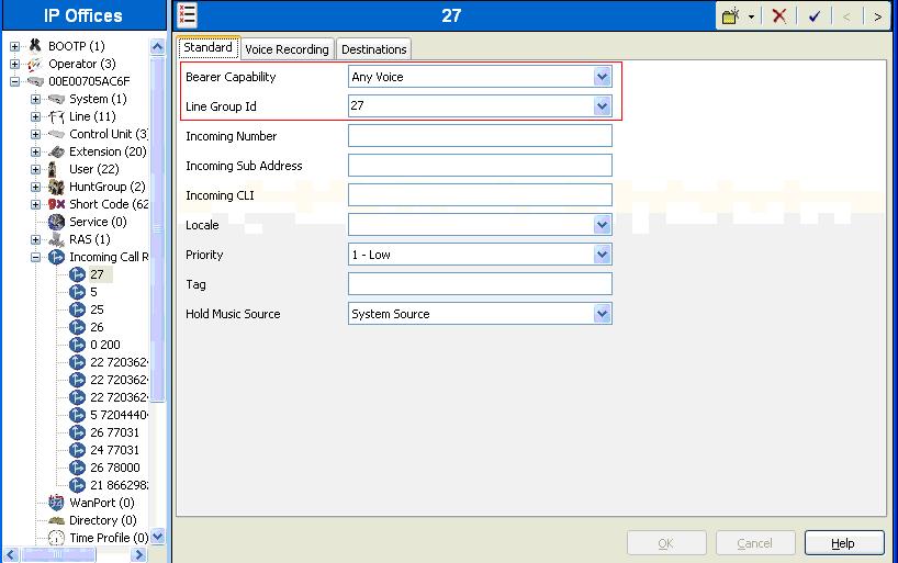 5.8. Create an Incoming Call Route for the Inbound SIP Calls Select Incoming Call Route in the left pane. Right-click and select New.