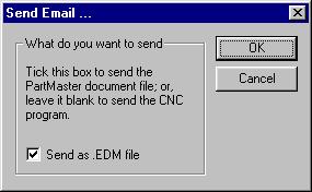 File Send as Mail This will allow the current program to be emailed using the Email client installed on your PC.