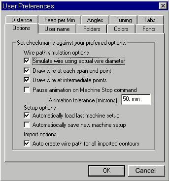View Preferences The View - Preferences command opens a dialog in which you can set up default values for a whole range of parameters and preferences.