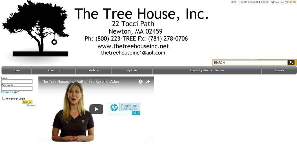 Step by Step Guide for: Creating an online Toner order from The Tree House, Inc. using a Pcard Overview There are five main steps to ordering toner with a Pcard: 1. Log On 2.