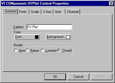 the Operator Interface Screen Editor itself. However, if a help file is provided with the control, it may be accessed from the control dialog box.