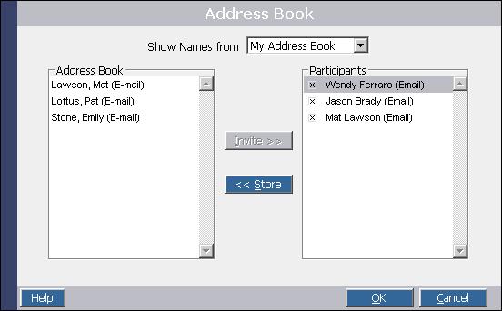 Using Your Address Book 2.