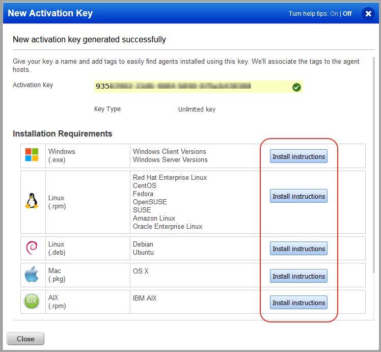 Deploy Cloud Agents Review requirements and click Install Instructions for the target agent host.