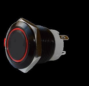 Domed IP65 when used with O-Ring UP TO 20A SPST / SPDT