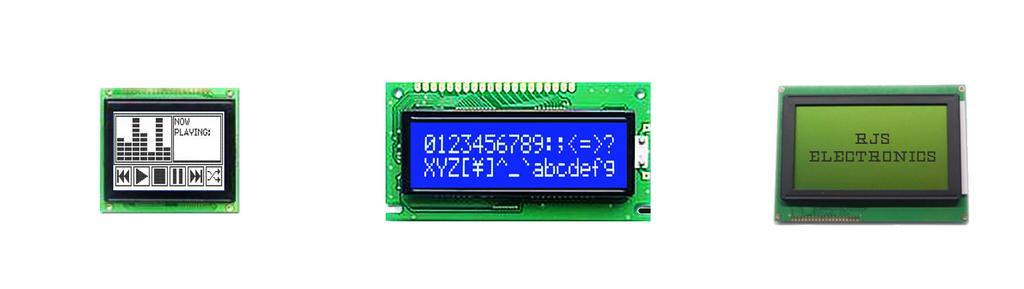 OLED mini display up to 20x04 or 40x02 Character display 50x16, 76x16, 100x8, 100x16,
