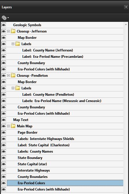 Adobe Acrobat: Layers Merged Layers on the left were merged into other layers on the right