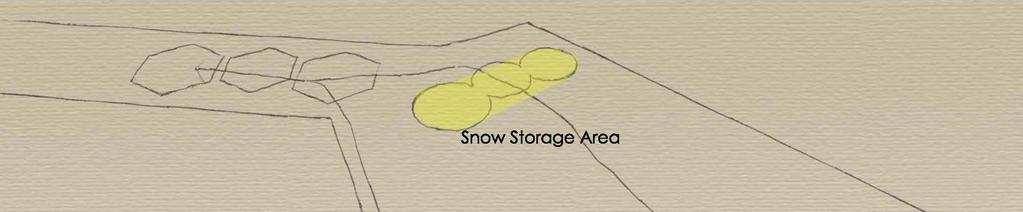 Snow Storage Area is delineated on