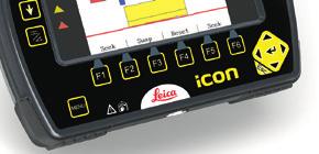 Leica icon grade is scalable to customer needs from simple cross slope control to