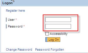 If you would like to change your password, insert your user name and password, then click