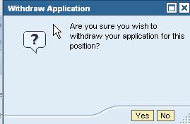 3 My Applications You can view the job postings you have submitted applications for by clicking on My Applications, which gives you the number of applications you currently have open, together with