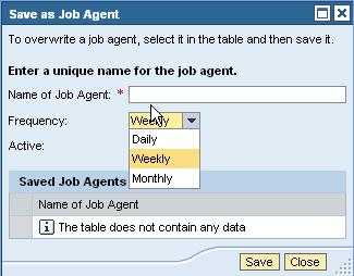 You should define your criteria based on key words, contract type and business area and click on vacancies.