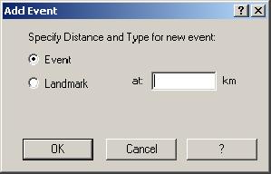 OTDR Report Generator Mode Figure 2-39: Add event or landmark to template dialog box Building a Template File You can use any trace file as a template or the basis of a new template.