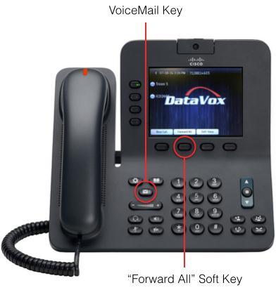 Forwarding Calls To forward calls to another internal phone or to an external phone, press the Forward All soft key followed by the new extension or phone number For external phones, dial the Out