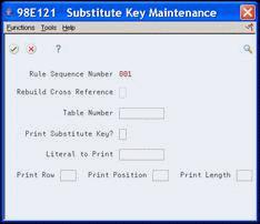28 8Define 2 Substitute Select Keys This chapter contains the topic: Section 28.1, "Defining Substitute Select Keys." 28.