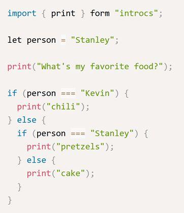 } How can we simplify this code? Avoid the need for a nested if statement by using an else if!