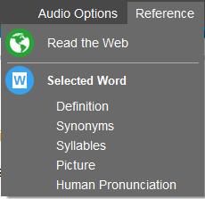 Basic Vocabulary Tools Feature Steps Get Definition of a Word Place your cursor just before a word or double click on a word to select it Click on the Definition button Find Synonyms of a Word to