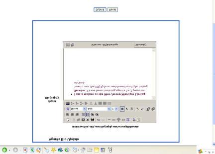 5. My Biography: This brings you to a screen which displays a word processor.