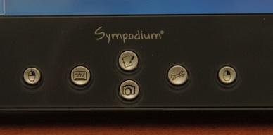 USING THE SYMPODIUM There are also 6 function buttons along the bottom of the Sympodium screen.